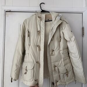 Women's Outventure active wear climate adventure coat Cream Puffer Jacket
